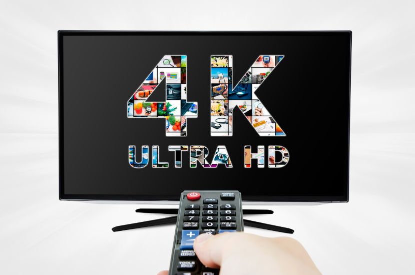 4K TV and remote illustrating 4K vs HD streaming cost for home entertainment upgrades.